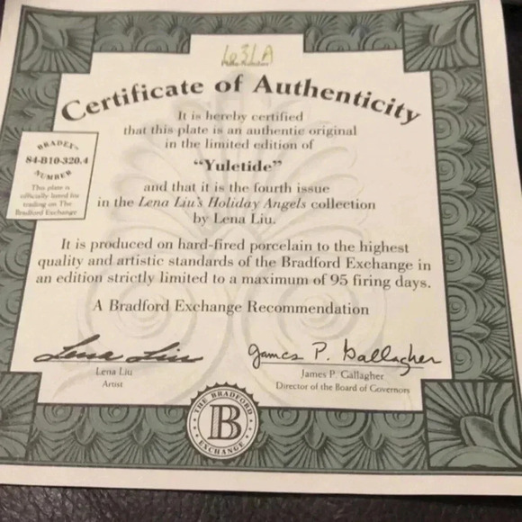 Yuletide collector plate home decor‎ - Picture 2 of 5